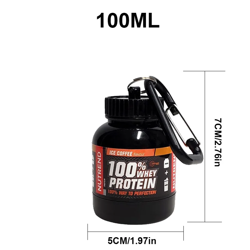 ポータブルバッグプロテインパウダー補修コンテナ,防漏収納ボト - Protein Bar のレビューと価格